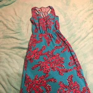Size small Lilly Pulitzer maxi dress vguc